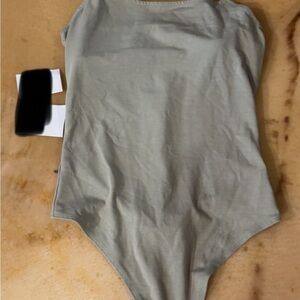 American Eagle Outfitters Gray Bodysuit